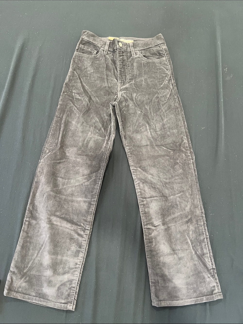 Levi's Men's Gray Corduroy Straight Leg Pants